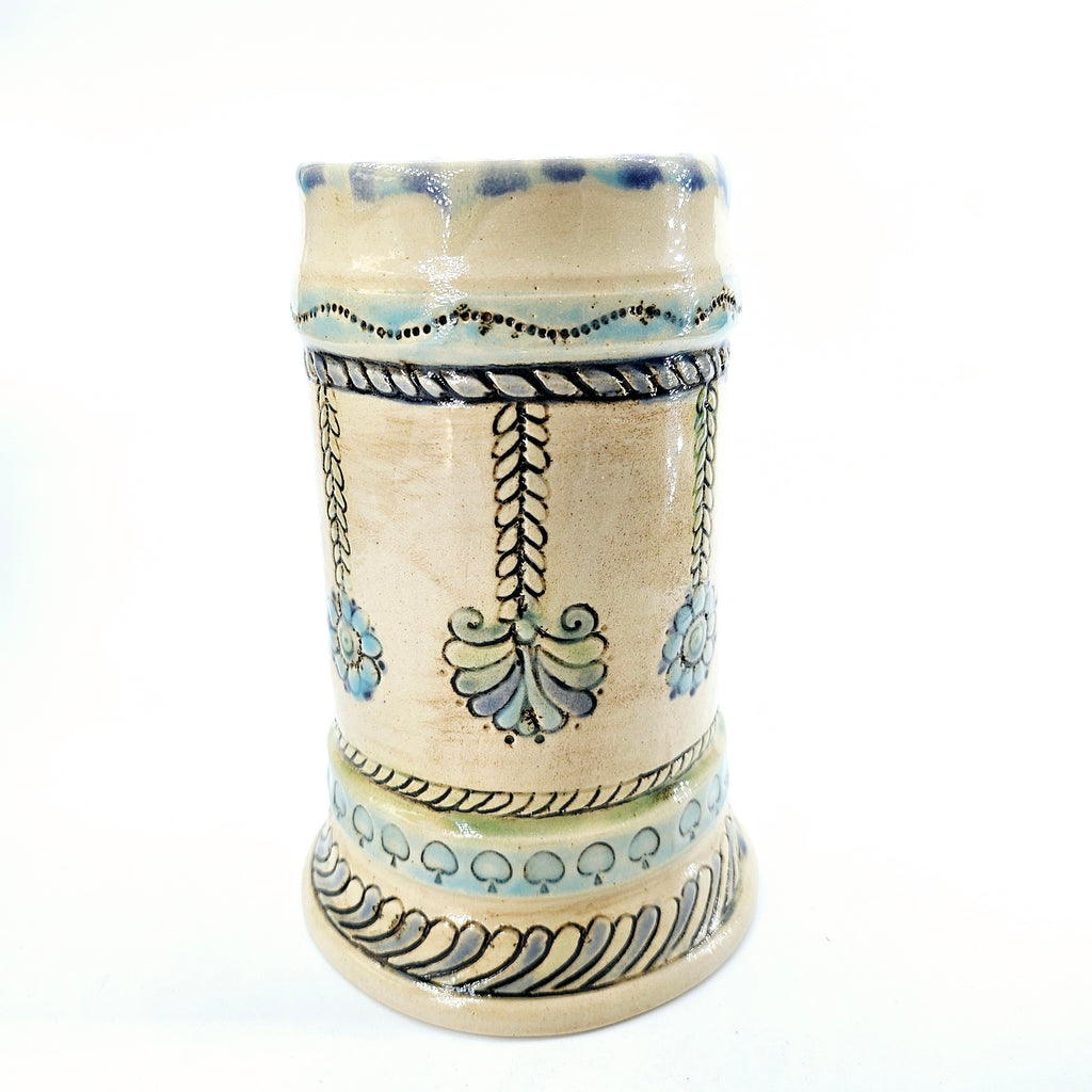 TradiTon Bierkrug bunt mit historischem Dekor