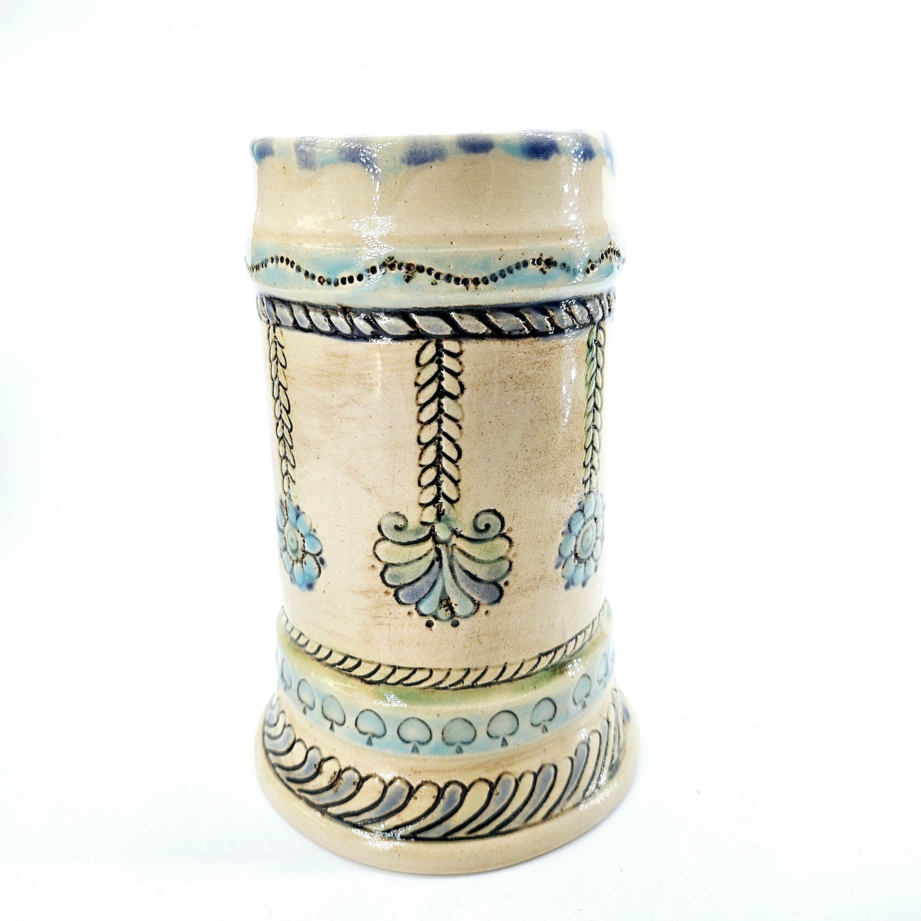 TradiTon Bierkrug bunt mit historischem Dekor