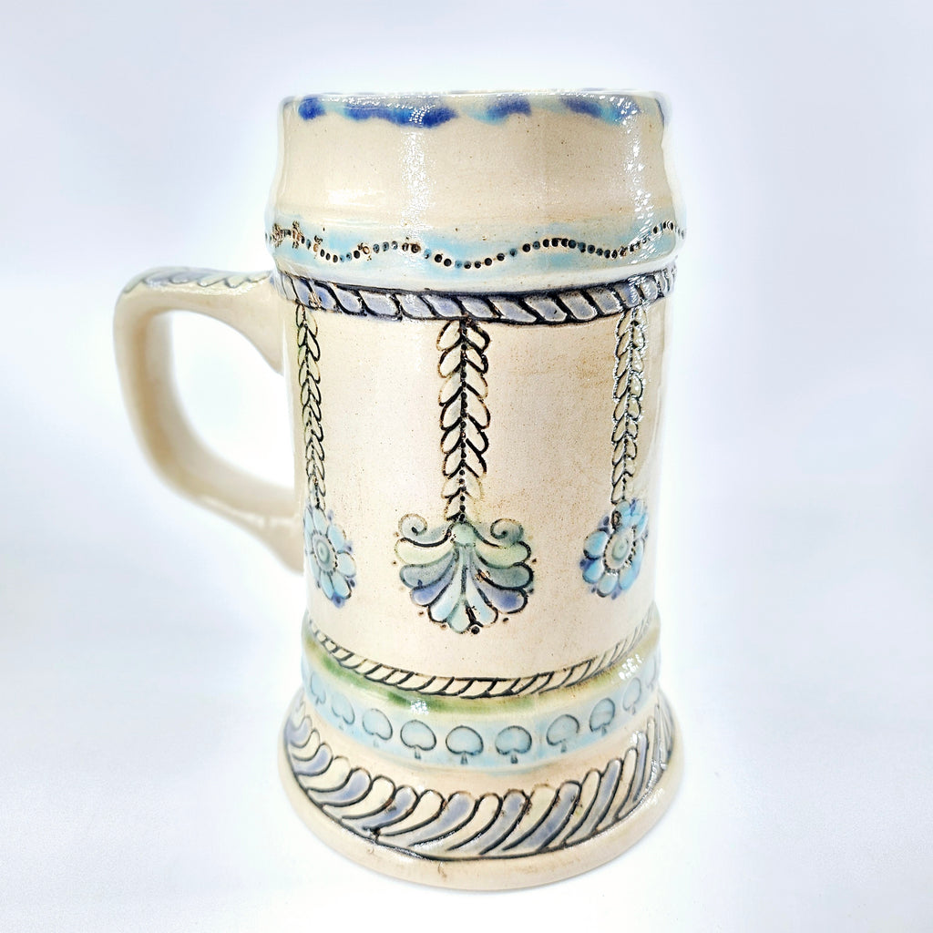 TradiTon Bierkrug bunt mit historischem Dekor