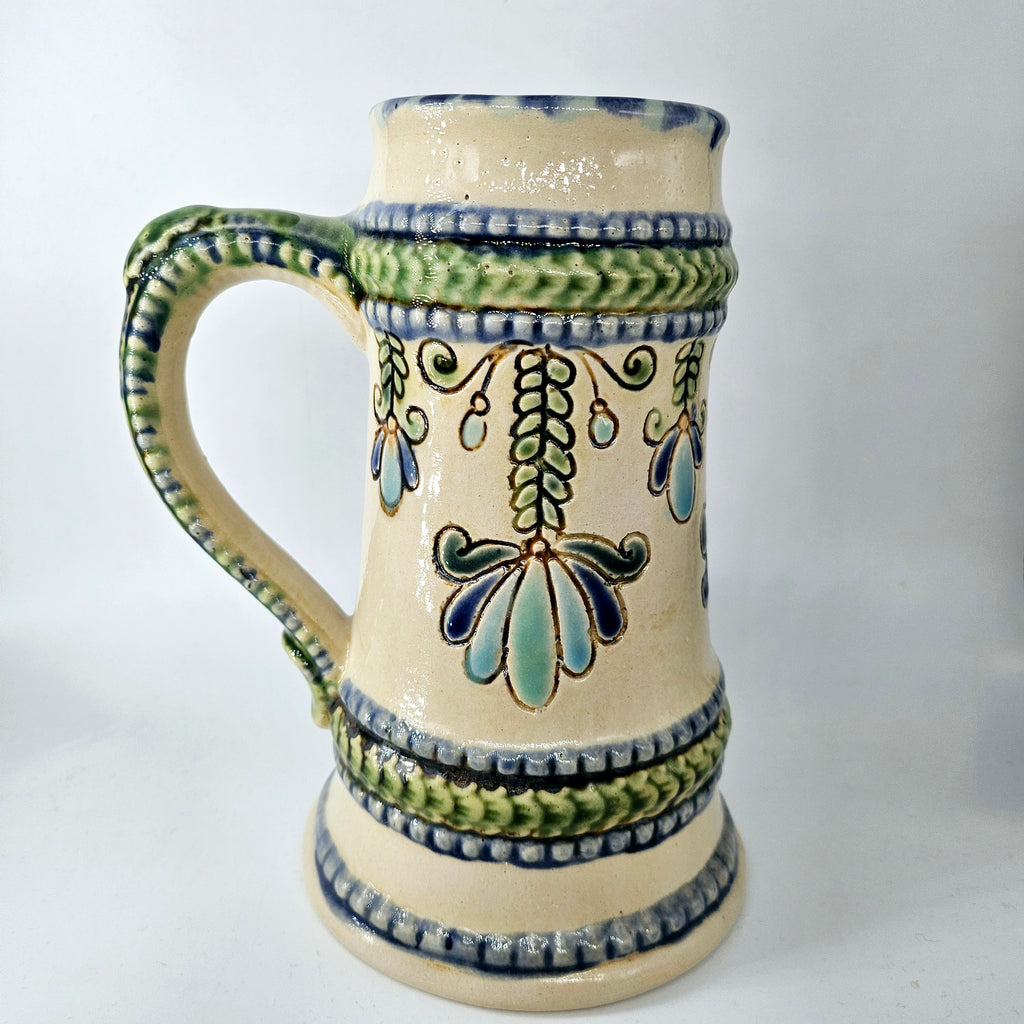 TradiTon Bierkrug bunt mit historischem Dekor