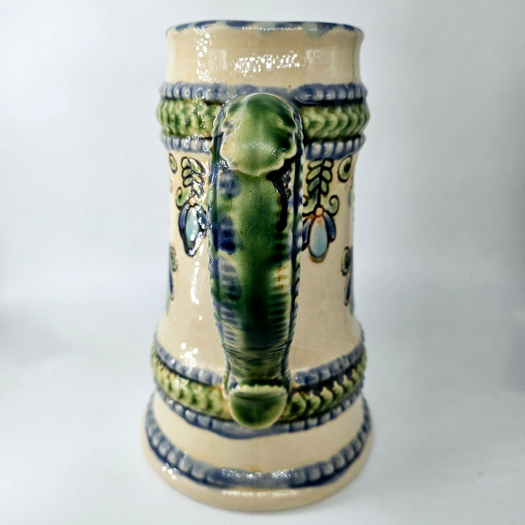 TradiTon Bierkrug bunt mit historischem Dekor