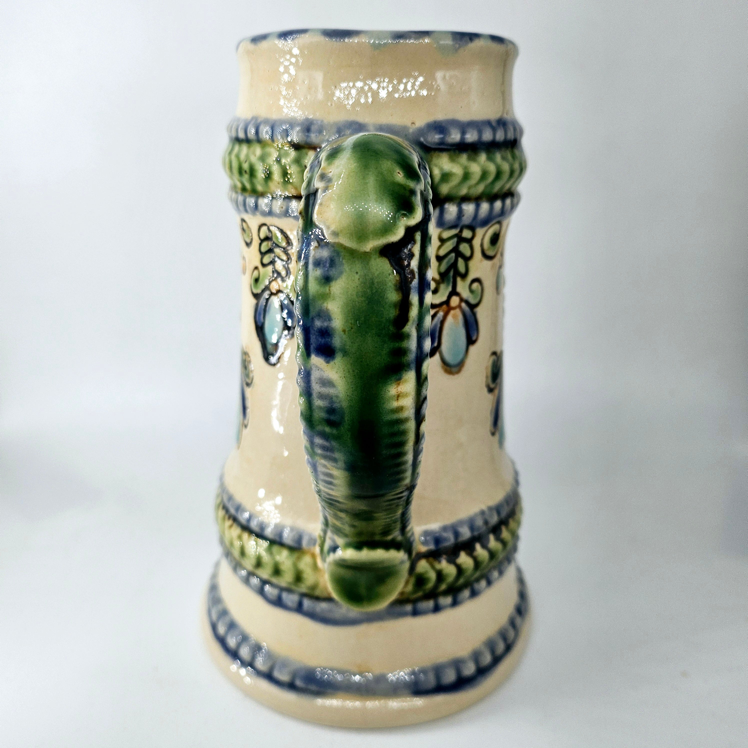 TradiTon Bierkrug bunt mit historischem Dekor