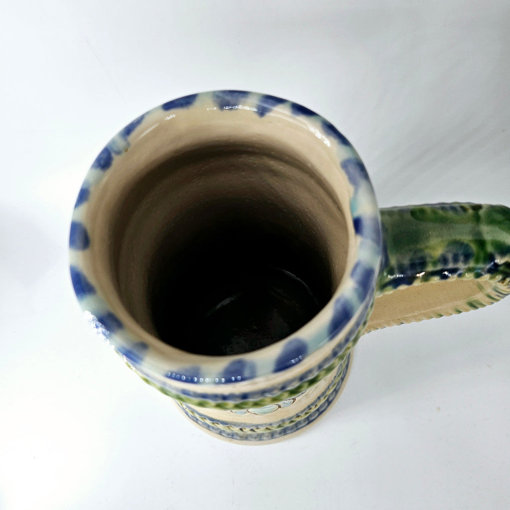 TradiTon Bierkrug bunt mit historischem Dekor