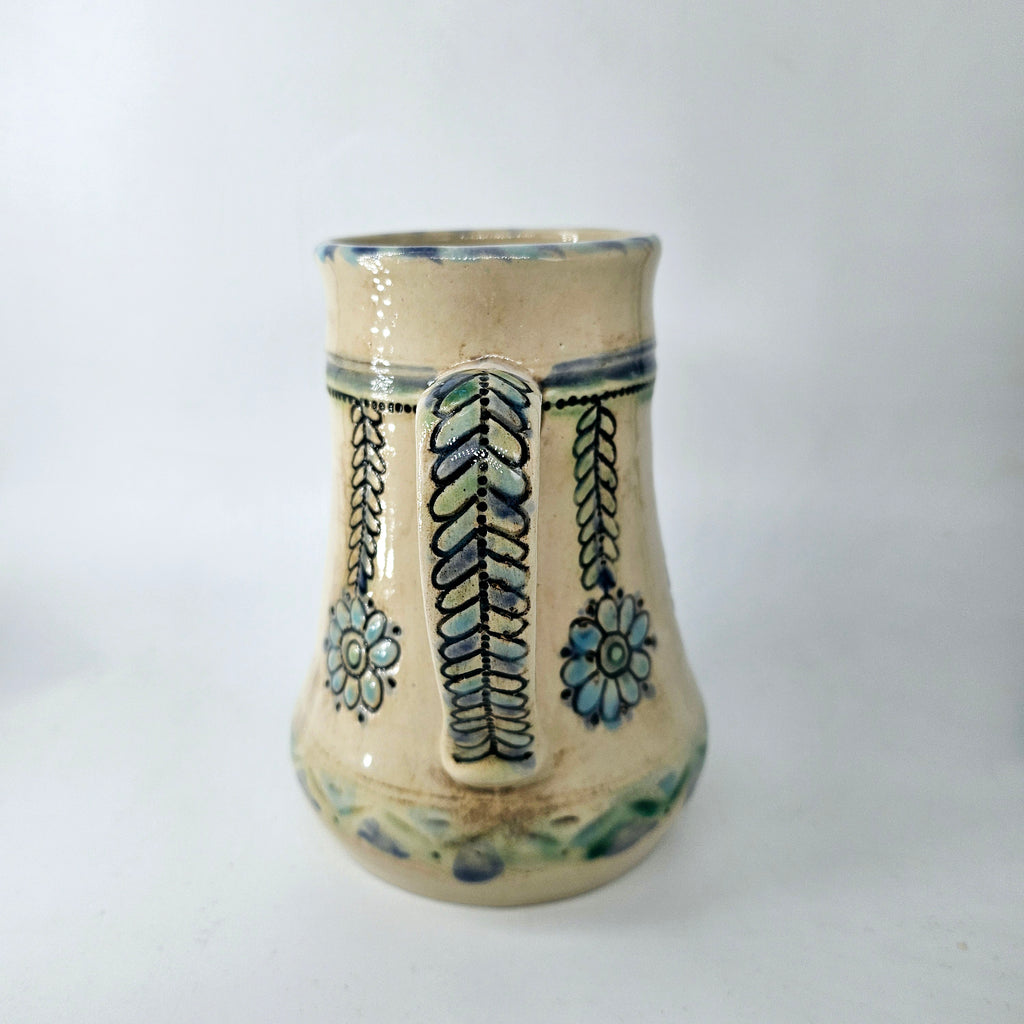 TradiTon Bierkrug bunt mit historischem Dekor