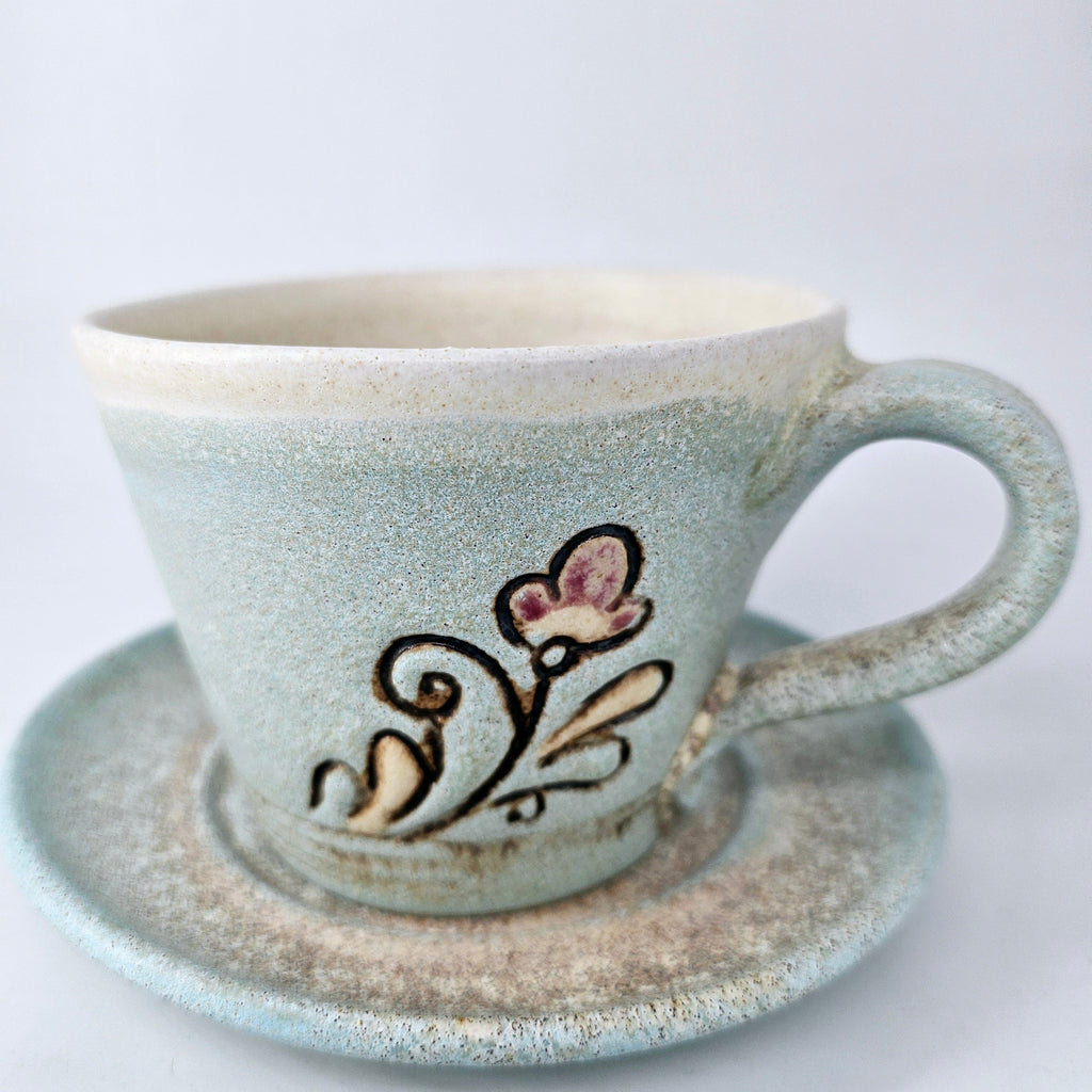 InnovaTON Espresso Set Tasse mit Unterteller