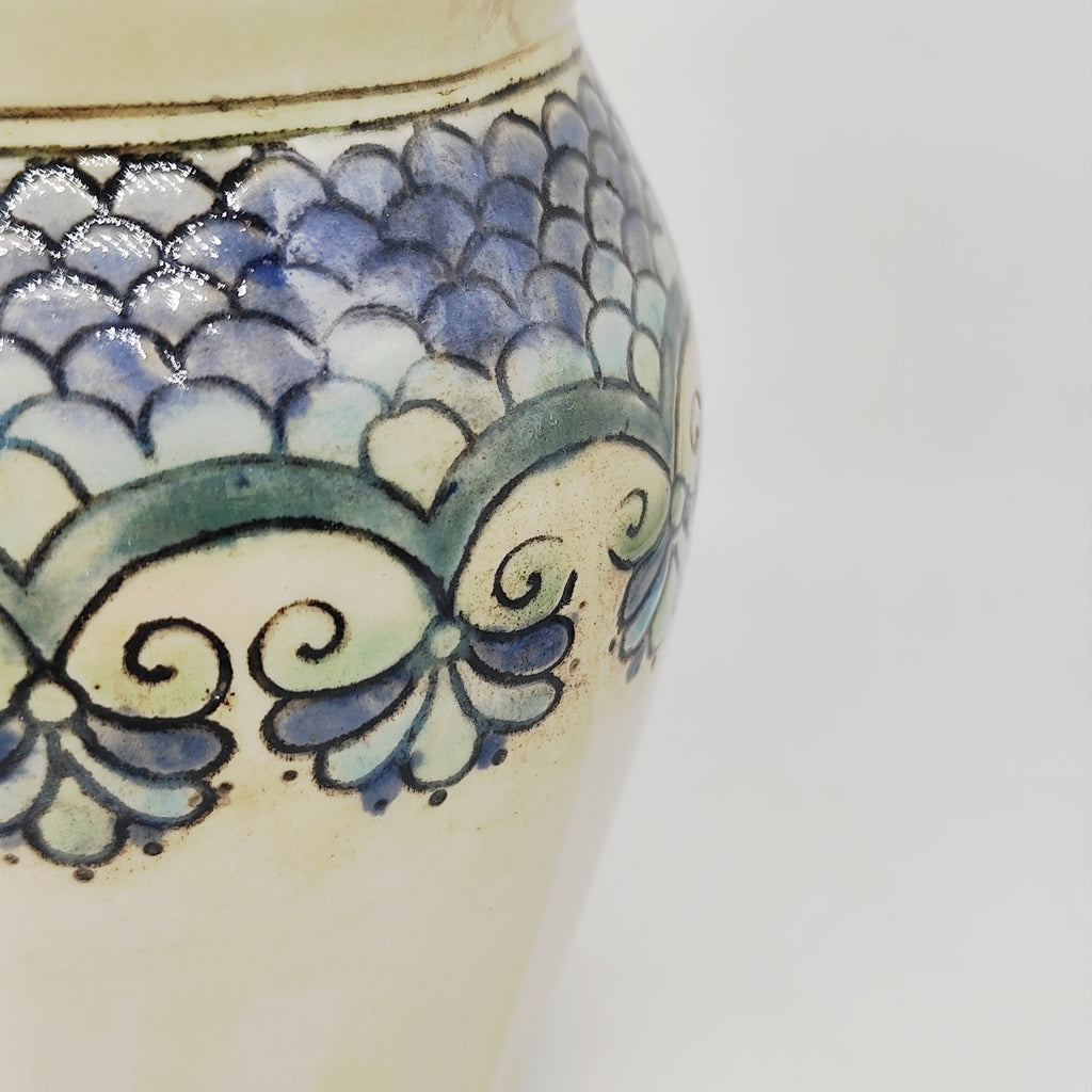 TradiTon Vase groß handgemacht mit historischem Dekor