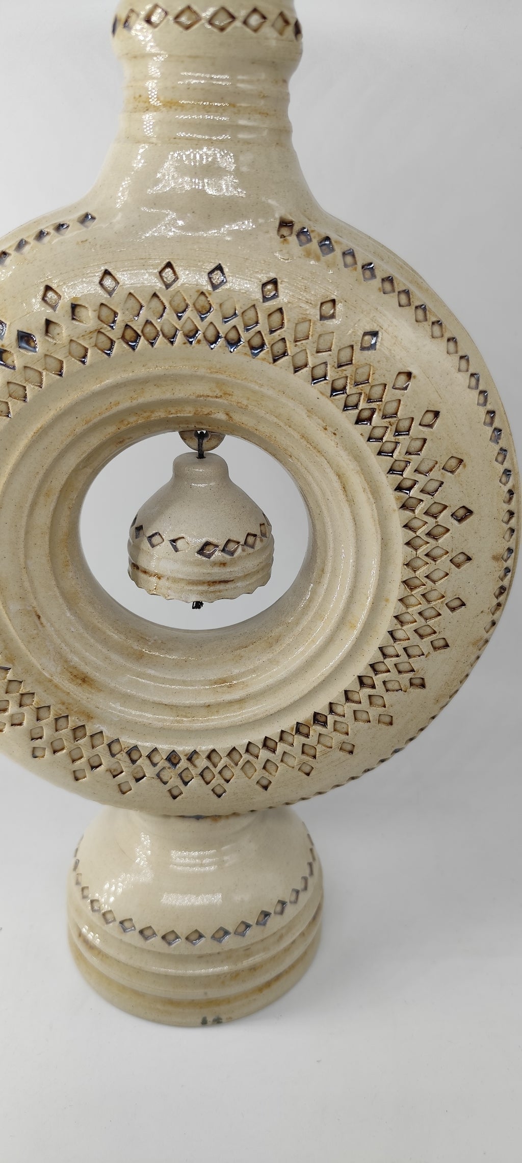 TradiTon Vase groß mit historischen Dekor Rhomben