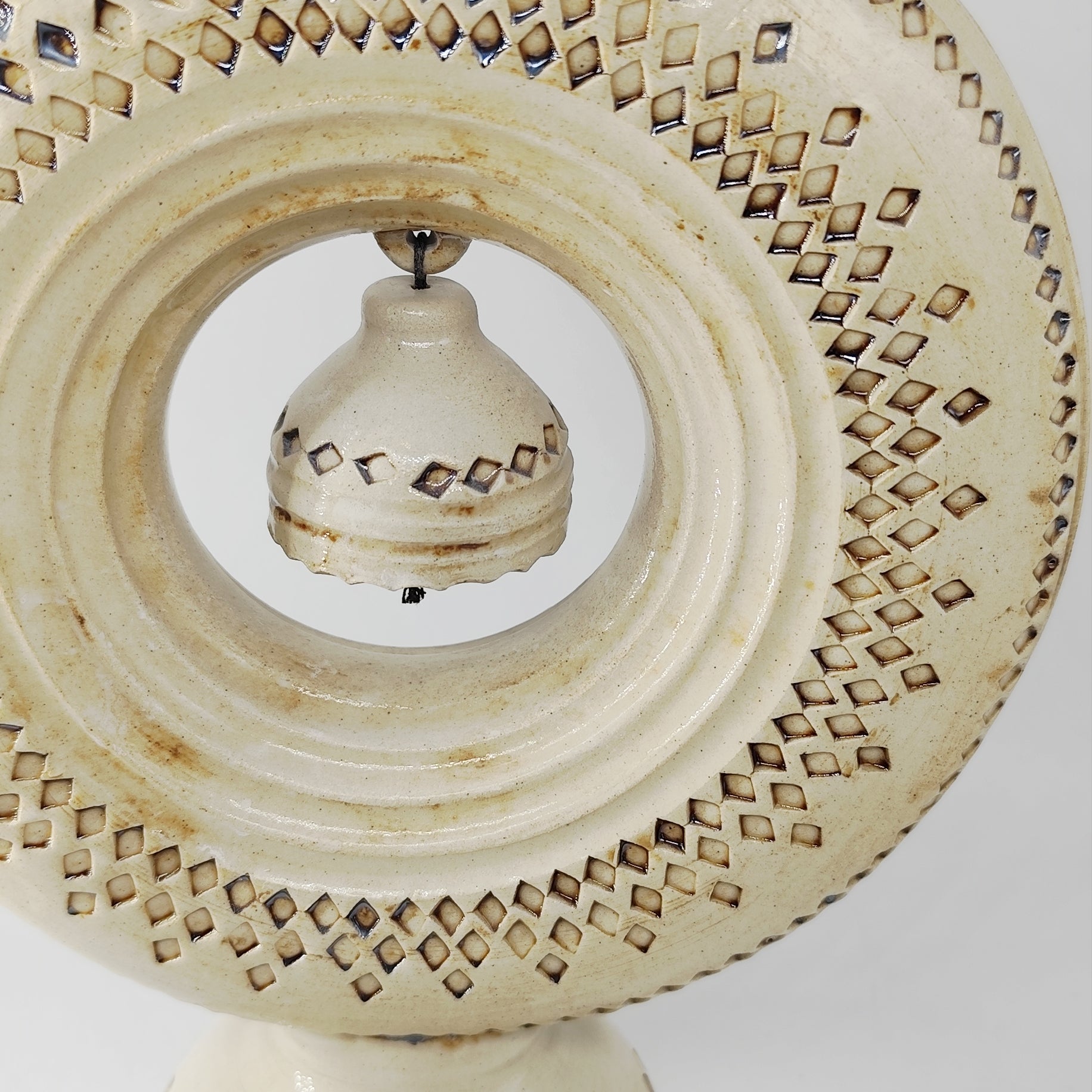 TradiTon Vase groß mit historischen Dekor Rhomben