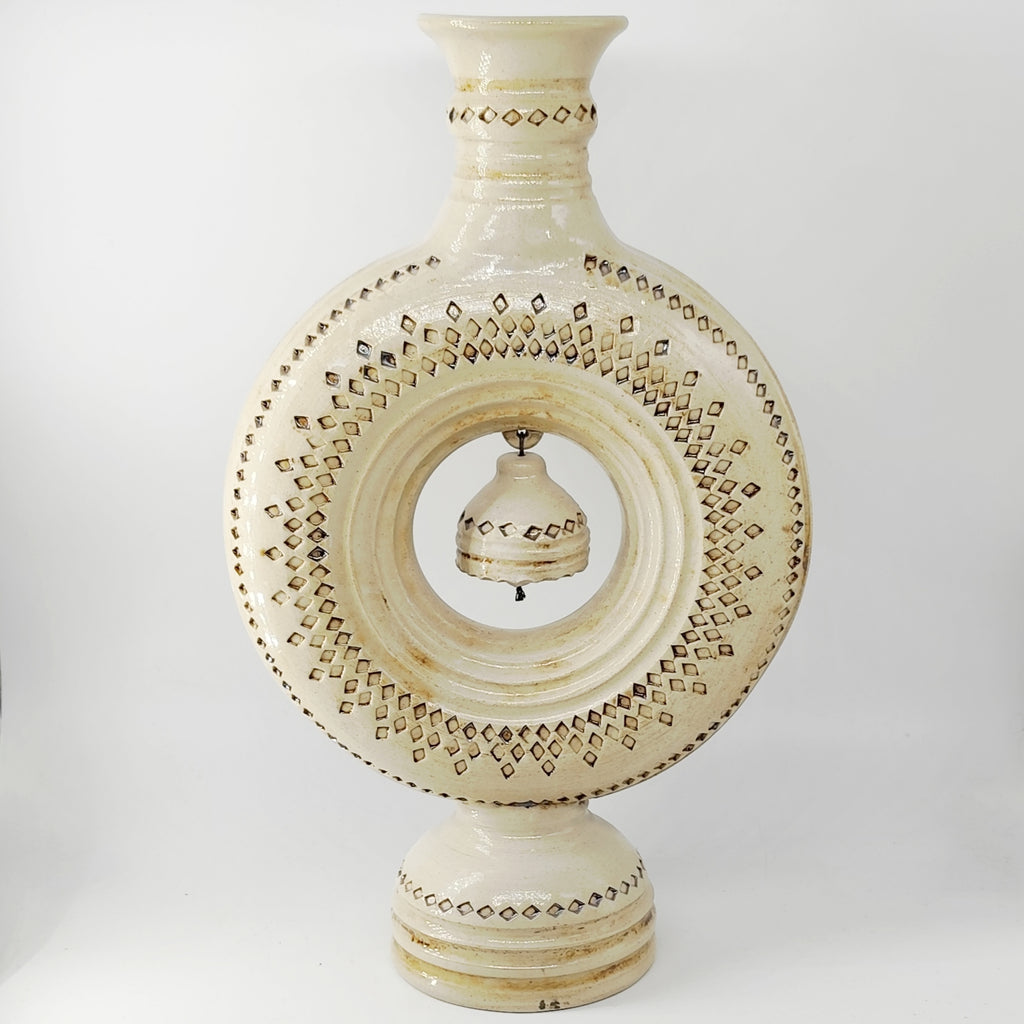 TradiTon Vase groß mit historischen Dekor Rhomben