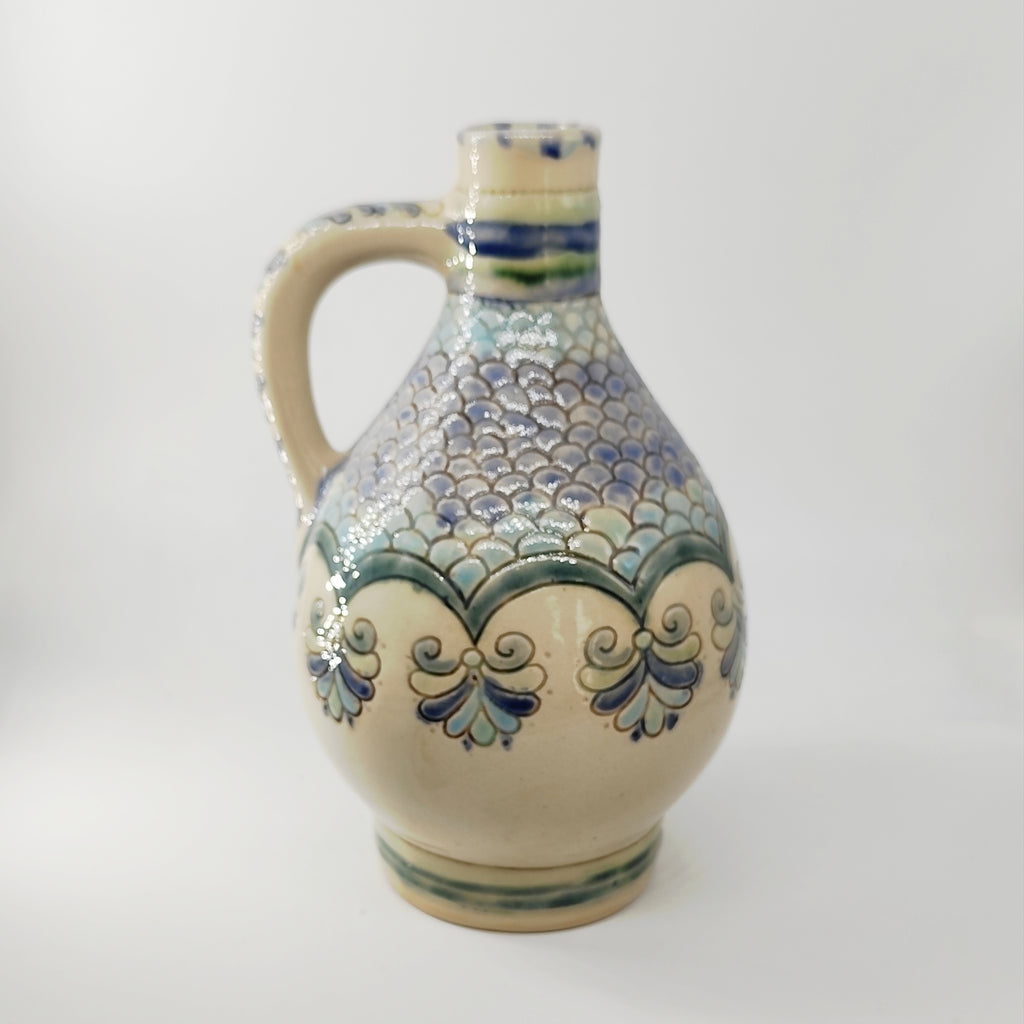 TradiTon Vase Bauchig handgemacht historisches Dekor