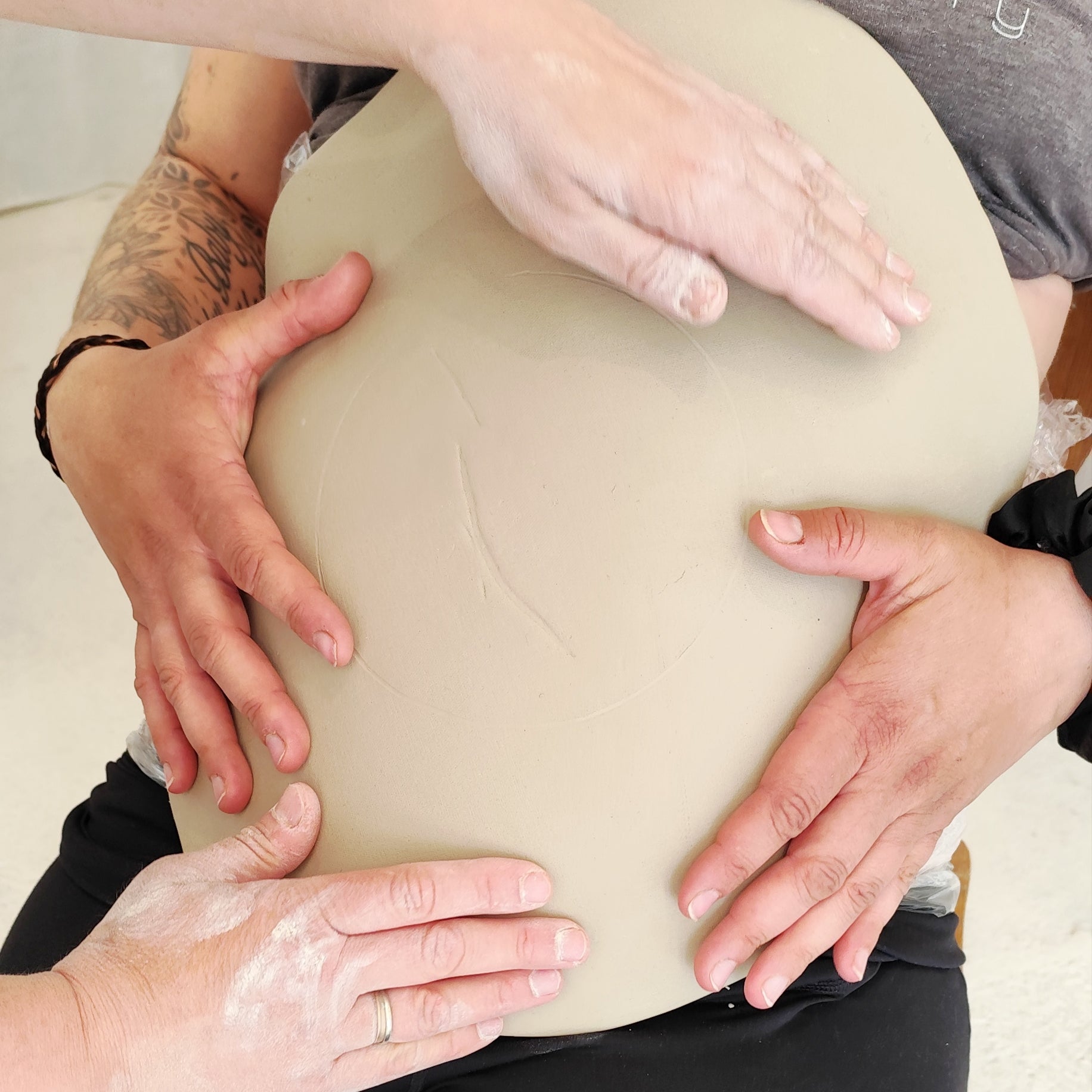 Specials Schwangerschaftsbauch Abdruck ab